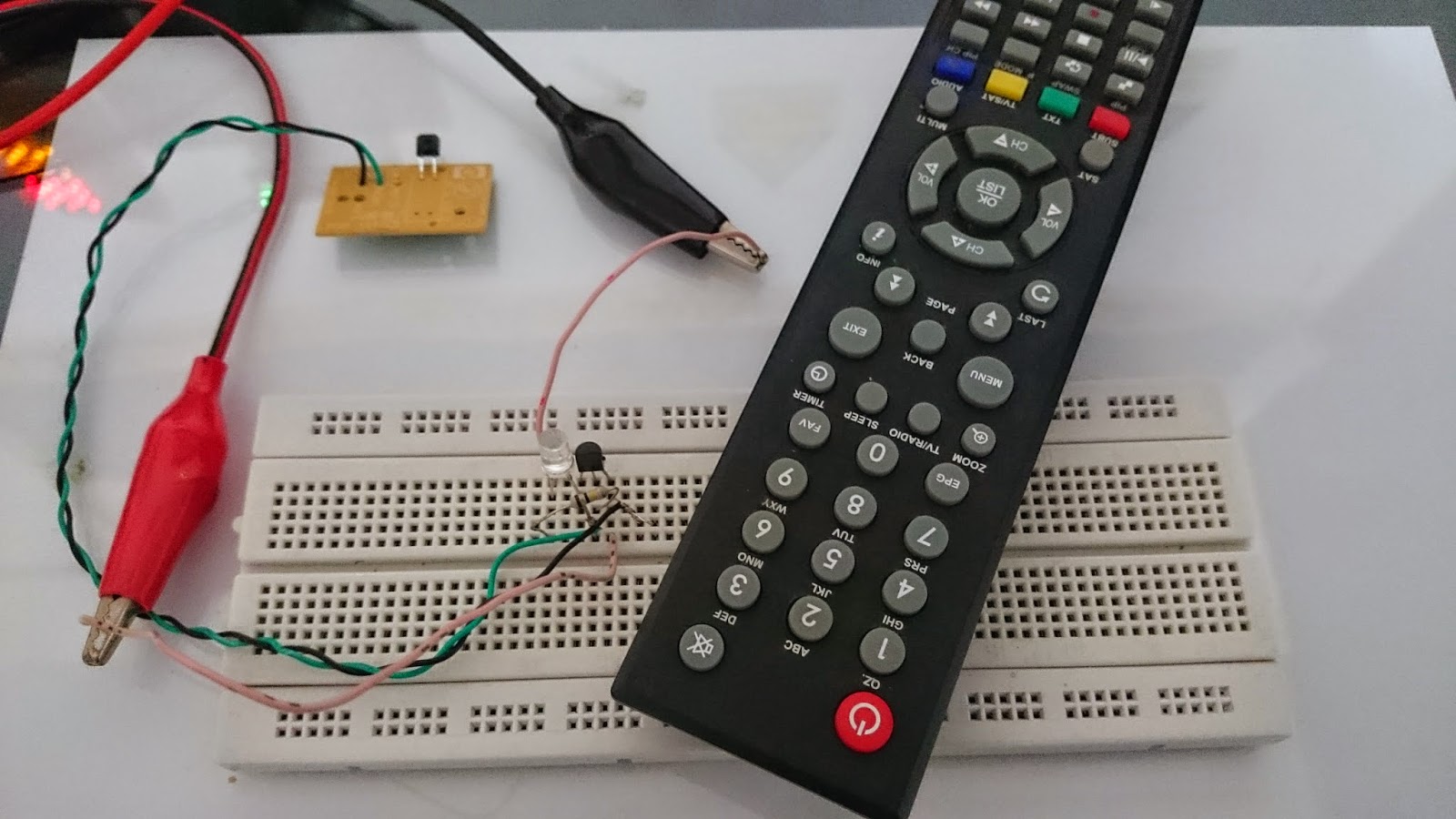 Simplest IR remote control tester